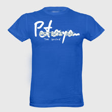 Carica l'immagine nel visualizzatore di Gallery, T-shirt blu Giorgio Petrosyan