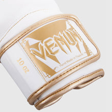 Carica l'immagine nel visualizzatore di Gallery, Guantoni da boxe Venum Giant 3.0 - Pelle nappa - Bianco/Oro