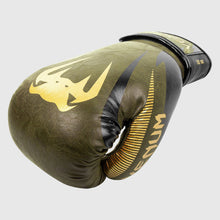Load image into Gallery viewer, Venum Impact Boxing Gloves - Khaki / Gold