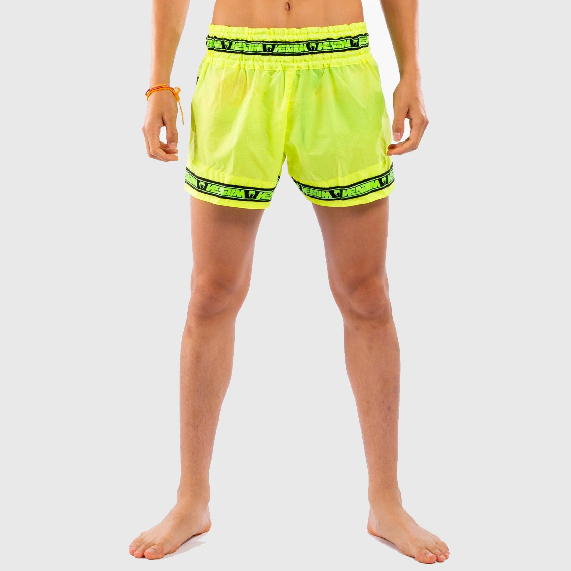 Pantaloncini Kick-Thai Leone 1947 Unisex - Satin 100%, Spacco Laterale, Per Muay Thai E Arti Marziali - Foto 7