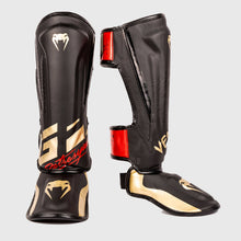 Load image into Gallery viewer, Petrosyan 2.0 Shin Guards - Black / Gold