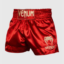 Load image into Gallery viewer, Venum Classic Muay Thai Shorts - Bordeaux / Gold